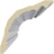 Ekena Millwork 6"H x 6"P x 8 3/8"F x 94 1/2"L Brightton Large Crown Moulding MLD06X06X08BR - alternate 2
